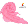 24 Colors Scarves Women's Girls Ladies Scarf Soft Fringes Solid Scarf Hottest Cotton Voile Warm Soft Silk Scarf Shawl cape Scarf